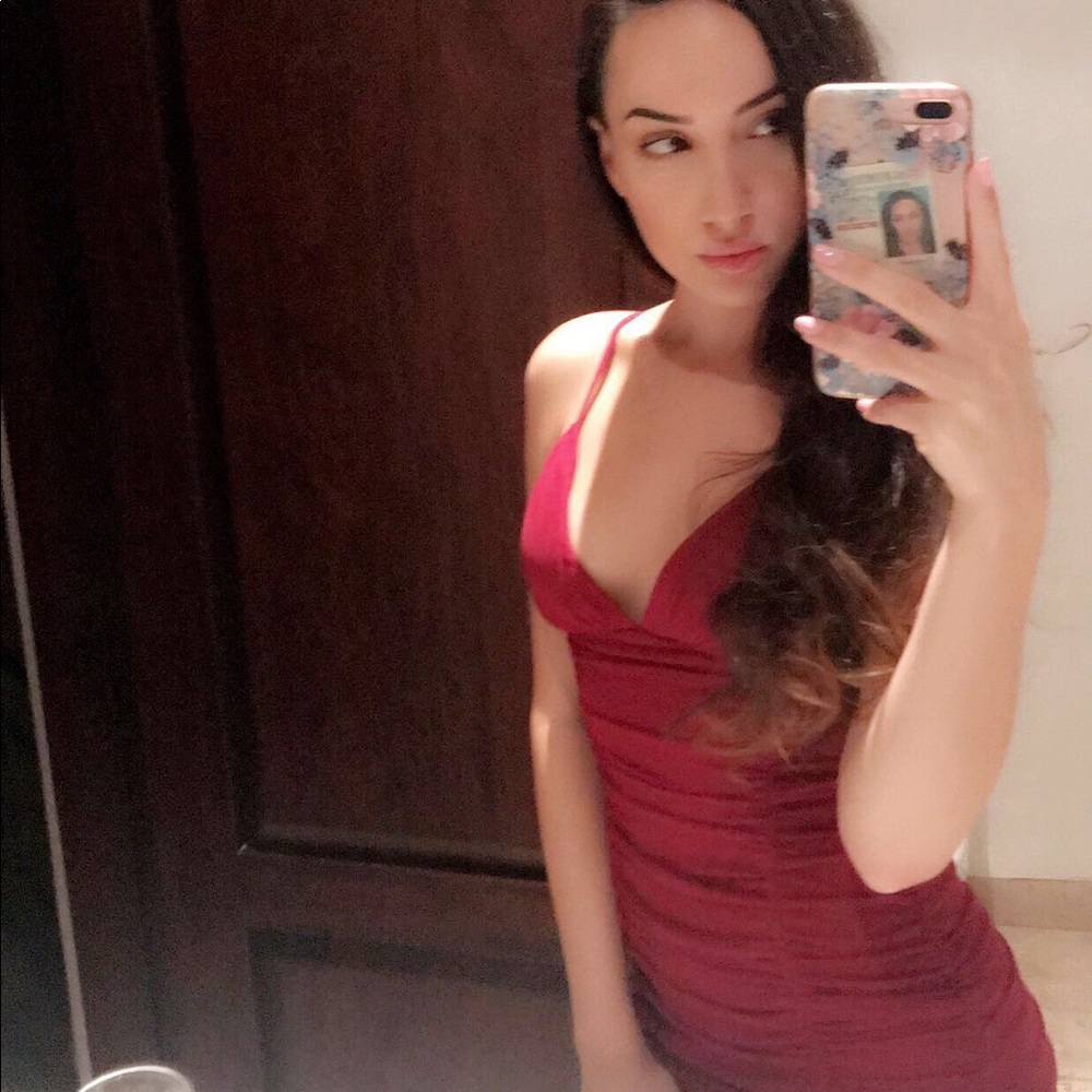 Red dress